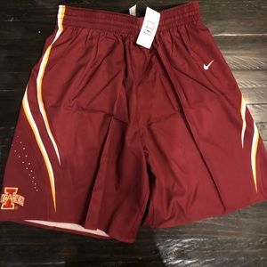 NWT Mens Nike Dri Fit Iowa St Shorts - Sz. M